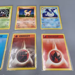 VTG Pokemon Base Set SHADOWLESS Mixed Lot of 19 Cards (TCG) No Duplicates / LP - Image 4