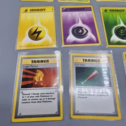 VTG Pokemon Base Set SHADOWLESS Mixed Lot of 19 Cards (TCG) No Duplicates / LP - Image 5