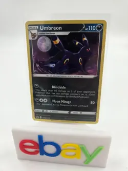 Umbreon - SWSH129 - Pokemon Sword & Shield Promo Ultra Rare Holo Card NM - Image 1