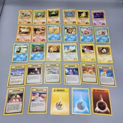 Vintage WOTC Gym Heroes Pokemon Card Lot Of 29! No Duplicates / LP - Image 1