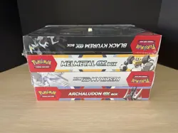 LOT x 4 POKEMON EX COLLECTION BOX TARGET BLACK FRIDAY MELMETAL RESHIRAM KYUREM + - Image 3