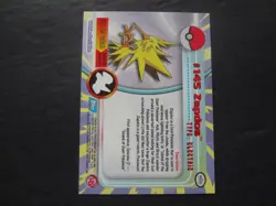 2000 Topps Pokemon Series 3 Silver Foil #145 Zapdos TV Animation 1st Edition - Image 2