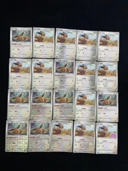 2025 Pokemon S.Chinese CBB2C 01 08/15 01 07/15 01 05/15 01 01/15 Eevee Lot*20 - Image 1