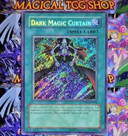 Yugioh Dark Magic Curtain PP01-EN008 Secret Rare Holo Bleed Konami 2007 NM - Image 1