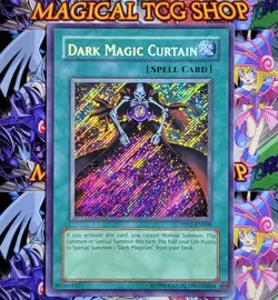 Yugioh Dark Magic Curtain PP01-EN008 Secret Rare Holo Bleed Konami 2007 NM - Image 4