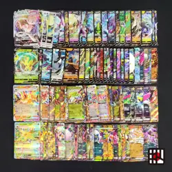 Bulk Lot 100 V ex RR VMAX VSTAR RRR NM-LP No Dupes Japanese Pokemon Card 498 - Image 1