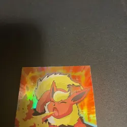 2000 Topps #136 Flareon Holo Foil Pokemon TV Animation Edition Series 3 Card - Image 3