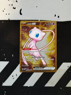 Mew ex Gold Metal NM 205/165 Scarlet & Violet 151 Pokemon Card - Image 1