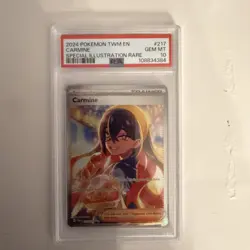 Pokemon TCG Carmine Card 217/167 Sir Twilight Masquerade PSA 10 - Image 1