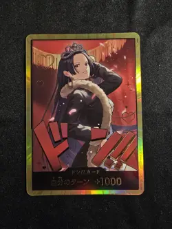 Boa Hancock Gold Frame DON!! Card ONE PIECE Card Game Heroines Edition EB-03 JP - Image 1