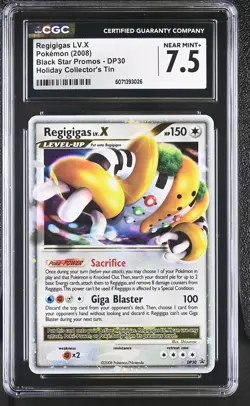 CGC 7.5 Regigigas LV.X 2008 Black Star Promos DP30 Holo Pokemon Card - Image 1