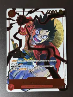 Monkey.D.Luffy ST01-012 (3rd Anniversary Winner) ST01-012 One Piece Promo Cards - Image 2