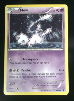 Mew XY192 X & Y Cosmos Holo Ultra Rare Black Star Promo 2017 Pokemon Card - Image 1