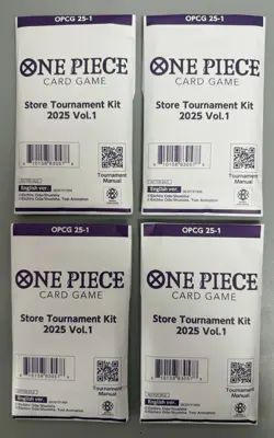 (4) x One Piece Card Game Store Tournament Kit Vol 1 SEALED English - Image 1
