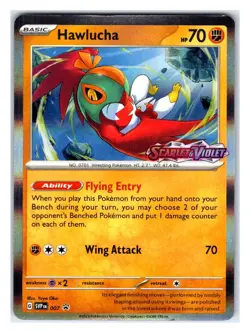Pokemon TCG - Hawlucha - (Prerelease) - SV: Scarlet & Violet Promo Cards 007 Pr - Image 1