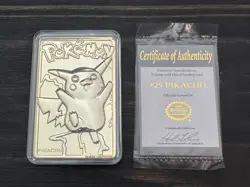 Special Edition 23K Gold Plated PIKACHU Trading Card Pokemon Burger King 1999 - Image 2
