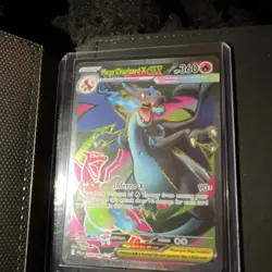 Pokemon Mega Charizard X EX Holo 109/094 PLB TCG Card English Standard - Image 1