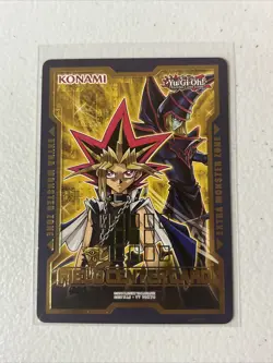 Yugioh - Yami Yugi/Atem & Dark Magician Field Center Card NM/M Condition - Image 1