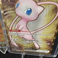 Pokemon TCG Mew EX Metal Gold NM 205/165 Scarlet & Violet 151 Promo Card - Image 2