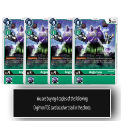 Argomon - BT2-045 U - Uncommon Digimon TCG Card Playset Green - Image 1