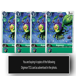 Argomon - BT2-042 C - Common Digimon TCG Card Playset Green - Image 1