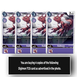 Guilmon - Uncommon - BT5-071 U - Digimon TCG Card Playset Purple - Image 1