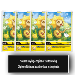 Frimon BT8-003 U Uncommon Yellow Digimion TCG Card Playset - Image 1