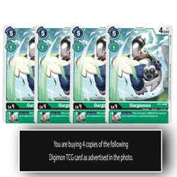 Gargomon - BT3-048 C - Common Digimon TCG Card Playset Green - Image 1