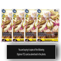 Rasielmon - BT4-047 - Uncommon Digimon TCG Card Playset Yellow - Image 1