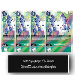 Morphomon - BT6-047 R - Digimon TCG Card - Green- Playset - Image 1