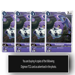 Tsukaimon - BT3-079 U - Uncommon Digimon TCG Card Playset Purple - Image 1