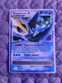Empoleon LV x DP11 Holo Rare Pokemon Card Diamond and Pearl Promo, LP Condition - Image 1