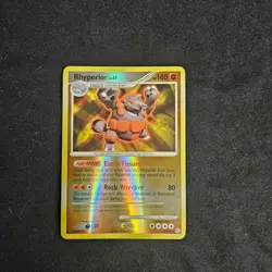 Pokemon Card | Rhyperior Reverse Holo Rare Diamond & Pearl 12/130 | LP - Image 3