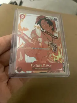 Portgas.D.Ace (Gift Collection 2023) P-028 One Piece Promotion Cards Foil NM - Image 1