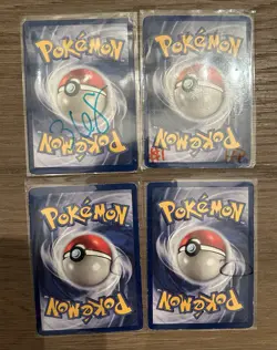 Base Set Shadowless Pokemon 4 Card Lot 1999 WOTC Vintage MP/HP - Image 2