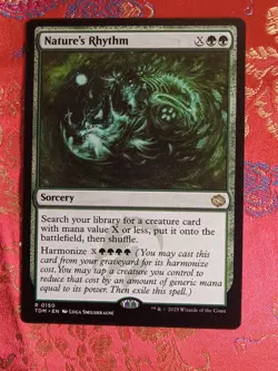 Nature's Rhythm Tarkir Dragonstorm Magic The Gathering MTG Rare Card - Image 1
