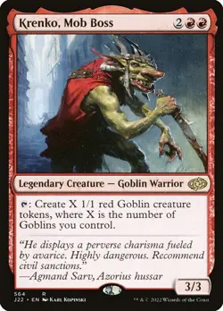 KRENKO, MOB BOSS - JUMPSTART 2022 - NM - PACK FRESH - MTG - Image 1