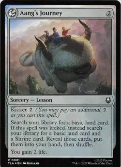 Aang's Journey - FOIL - C Avatar: The Last Airbender 1 - MTG - Image 1