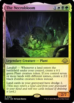 The Necrobloom FOIL - 0194 - Rare - Modern Horizons 3 MH3 MTG - Image 1