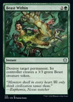 MTG Dominaria United Commander - Beast Within - Image 1