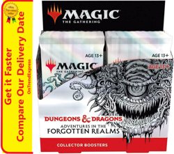 Magic The Gathering D&D Adventures in the Forgotten Realms Collector Booster Box 630509982721 - Image 1