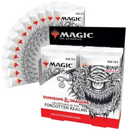 Magic The Gathering D&D Adventures in the Forgotten Realms Collector Booster Box 630509982721 - Image 3
