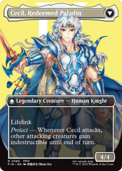 Magic MTG - Cecil, Dark Knight // Cecil, Redeemed Paladin - MINT/NMINT - EN - Image 2