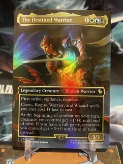 MTG | The Destined Warrior ✨FOIL✨ [FINAL FANTASY Scene] - Image 1