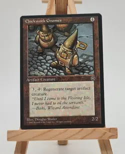 Clockwork Gnomes Homelands Magic Karte MTG englisch (Mechanische Gnome) - Image 1