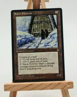 Snow Fortress Ice Age Magic Karte MTG englisch (Schneefestung) - Image 1