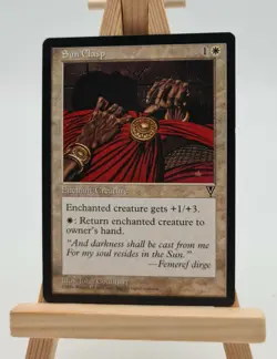 Sun Clasp Visions Magic Karte MTG englisch (Umarmung des Lichts) - Image 1