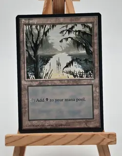 Swamp (M.1) Ice Age - Magic Karte MTG englisch (Sumpf (M.1) - Image 1