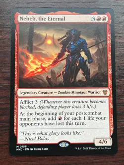 1x NEHEB, THE ETERNAL - COmmander - MTG - Magic the Gathering - Image 1