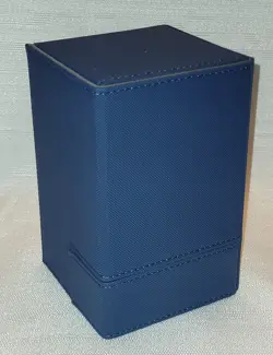 MTG Commander Deck Card Box | Magic | Holds 100+ double sleeved | Blue | Pokemon - Image 5